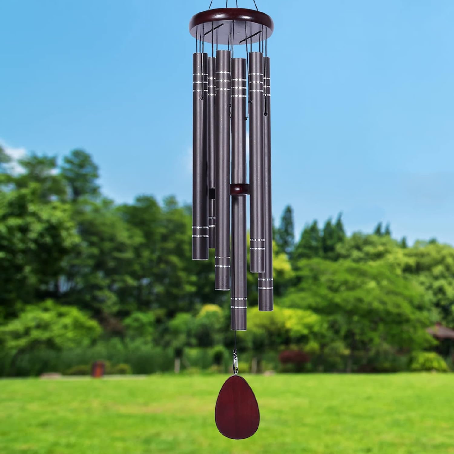 Large Wind Chimes Outside Deep Tone Memorial Wind Chime for Loss of Loved one,Sympathy Gift for Bereavement,Condolence,Funeral, Big Hanging Decor for Your Garden,Yard and Patio