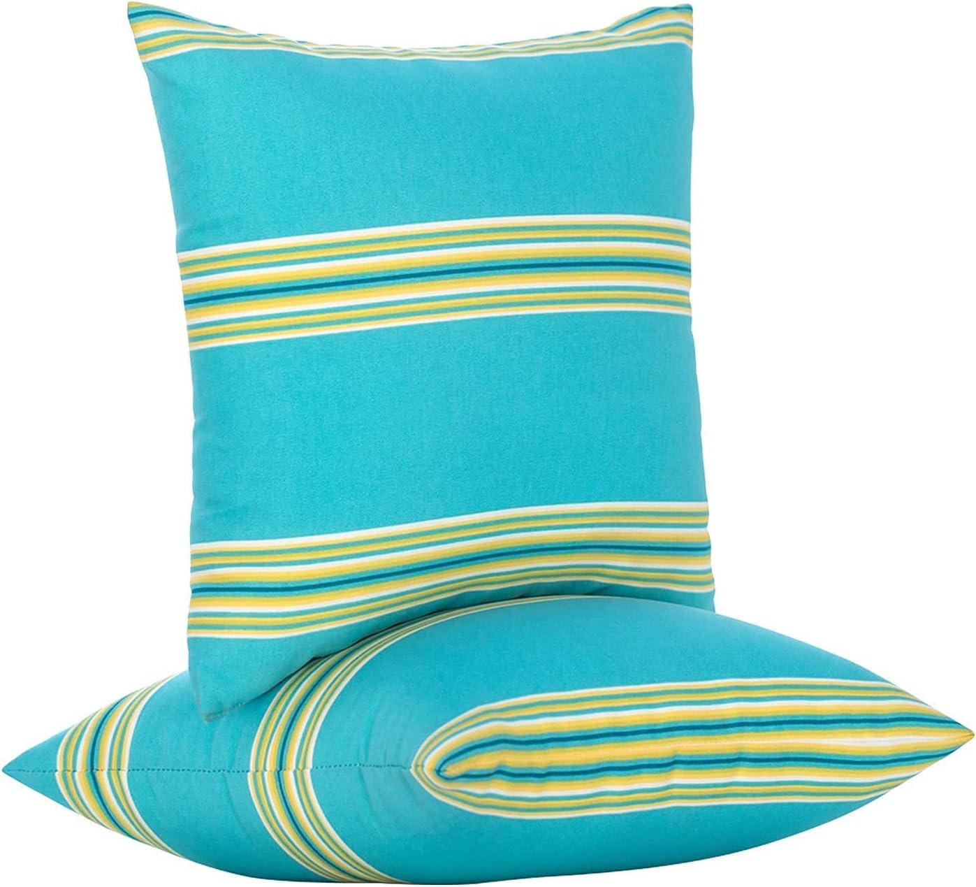 JMGBird Outdoor Pillows Waterproof Set of 2 Outdoor Throw Pillows with Insert Included 18×18 Inch Outdoor Pillow for Patio Furniture