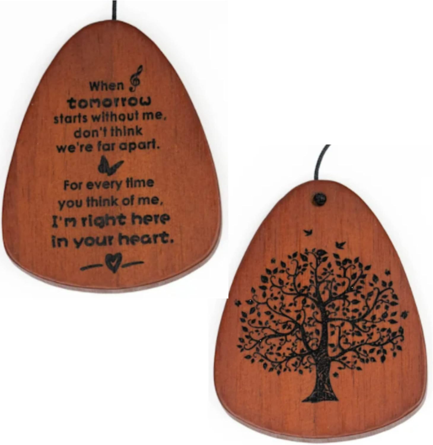 The Wind Chime CO Memorial Wind Chimes, Sympathy Wind Chimes Gift for The Loss of A Loved one, Home Decor Outdoor Garden, Soothing Melodic Tones with Mute Option.