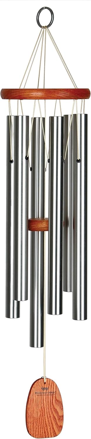 Woodstock Wind Chimes Amazing Grace Chime Medium (24'') Bronze Wind Chime Inspirational and Memorial Gifts Wind Chimes for Outside Patio Home or Garden Decor