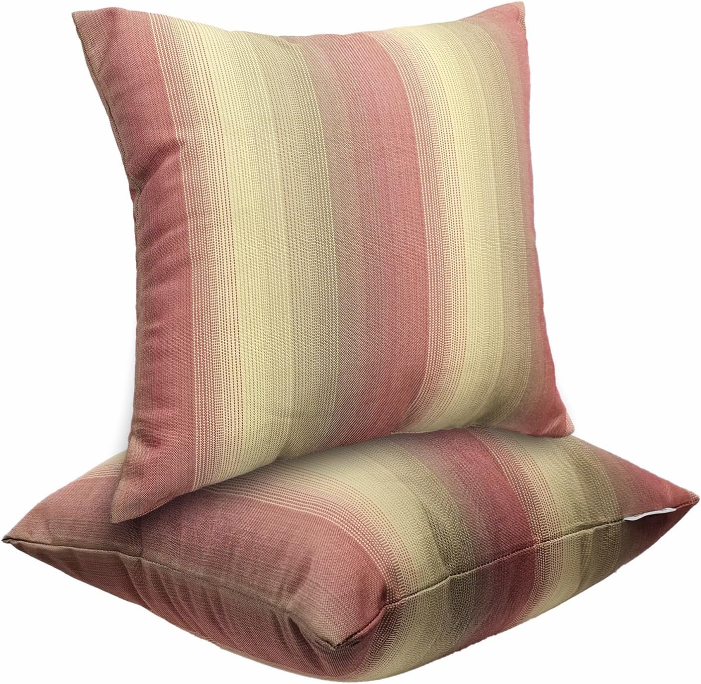 JMGBird Outdoor Pillows Waterproof Set of 2 Outdoor Throw Pillows with Insert Included 18×18 Inch Outdoor Pillow for Patio Furniture