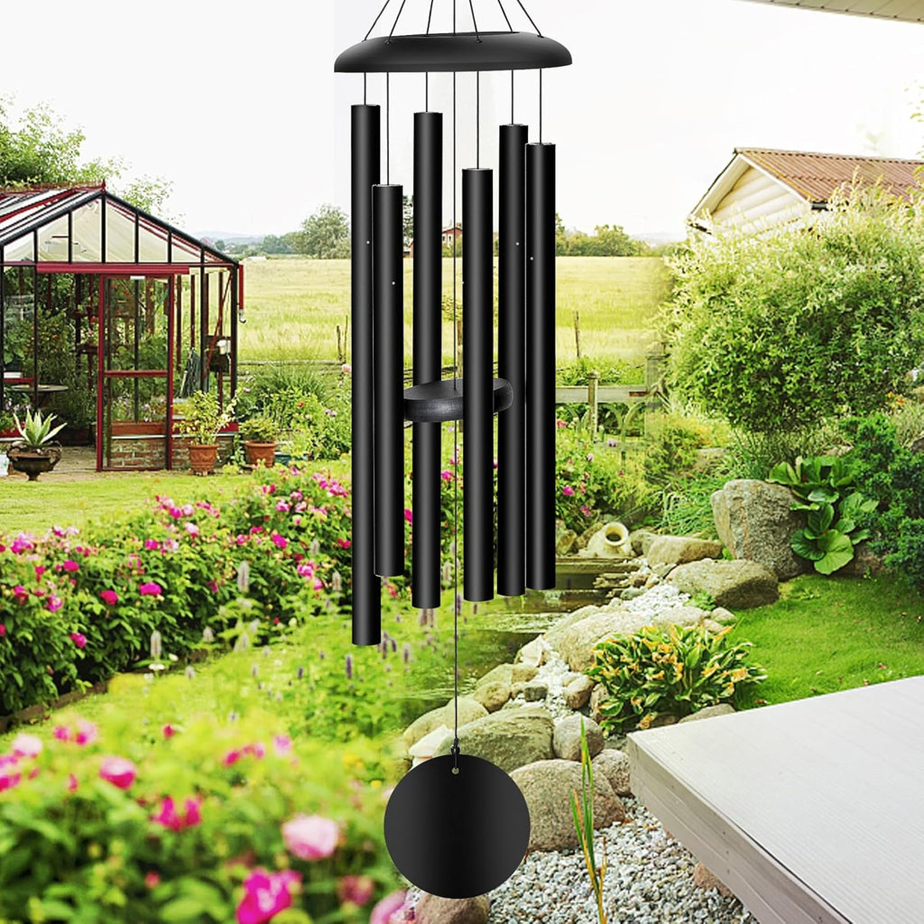FDOCOI Wind Chimes for Outside Deep Tone,38'' Large Memorial Wind Chimes Outdoor, Wind Chime Gifts for Mom/Grandma,Christmas, Bronze