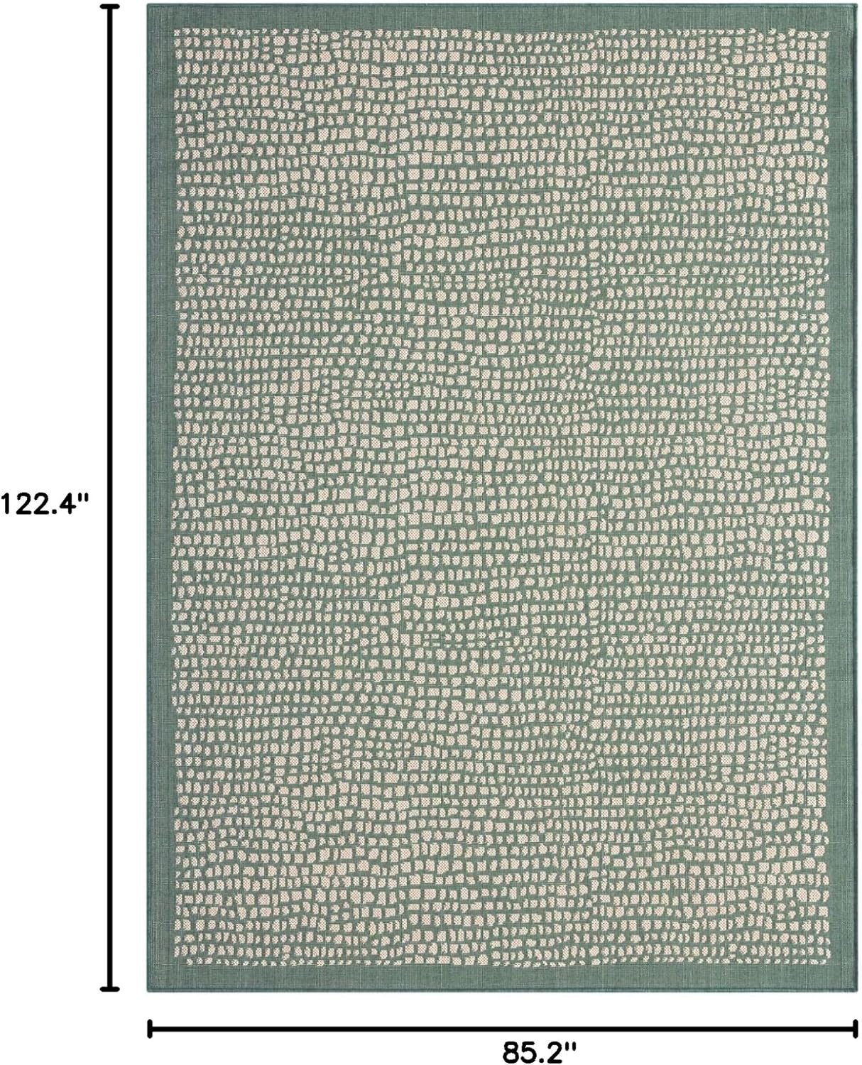 Tommy Bahama Marlin Transitional Indoor/Outdoor Area Rug, Green, 7'10"x10'2"